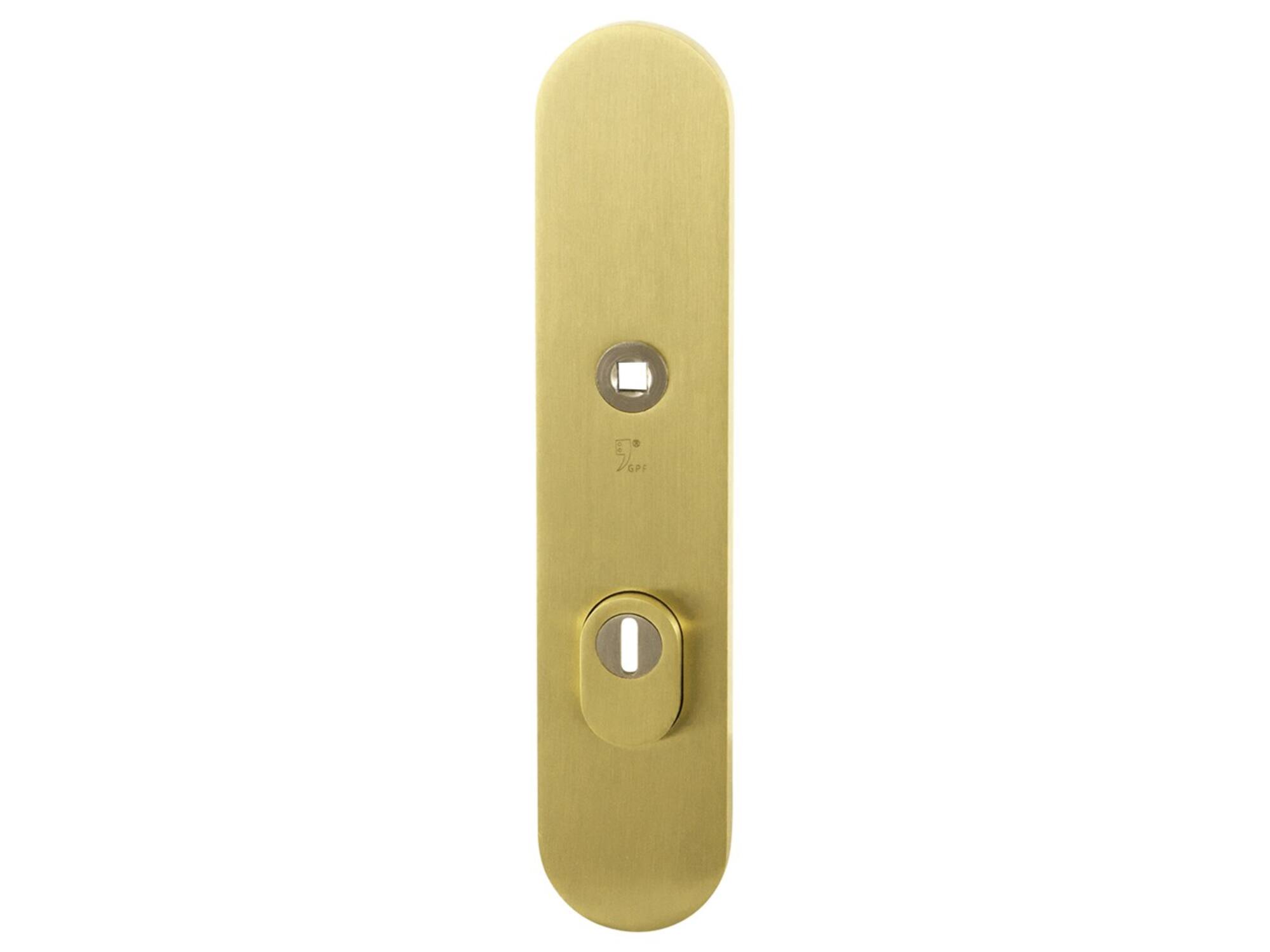 GPF Vh buitenschild SKG*** m kerntrek PC55 PVD MAT MESSING
