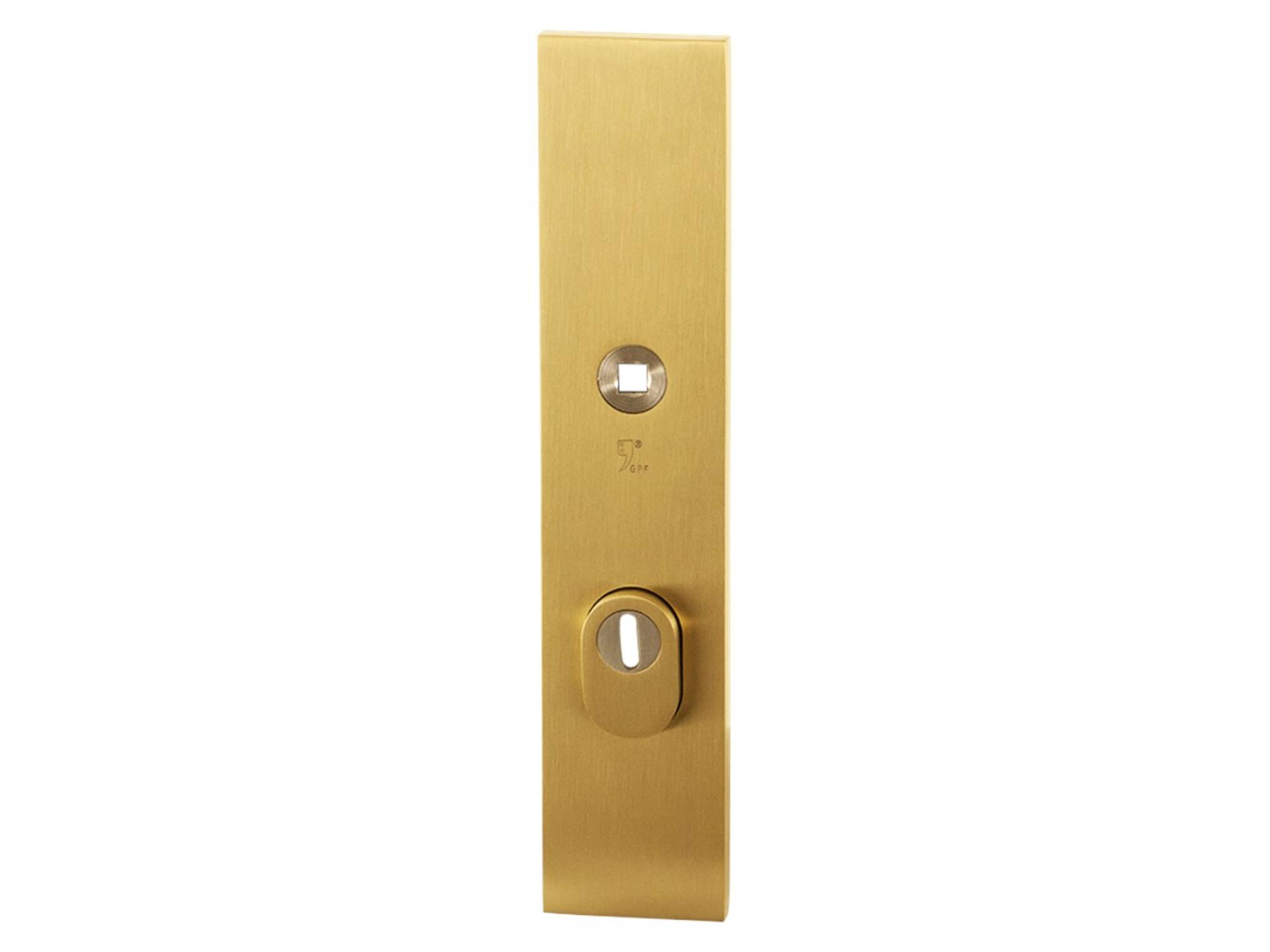 GPF Vh buitenschild SKG*** m kerntrek PC72 PVD MAT MESSING
