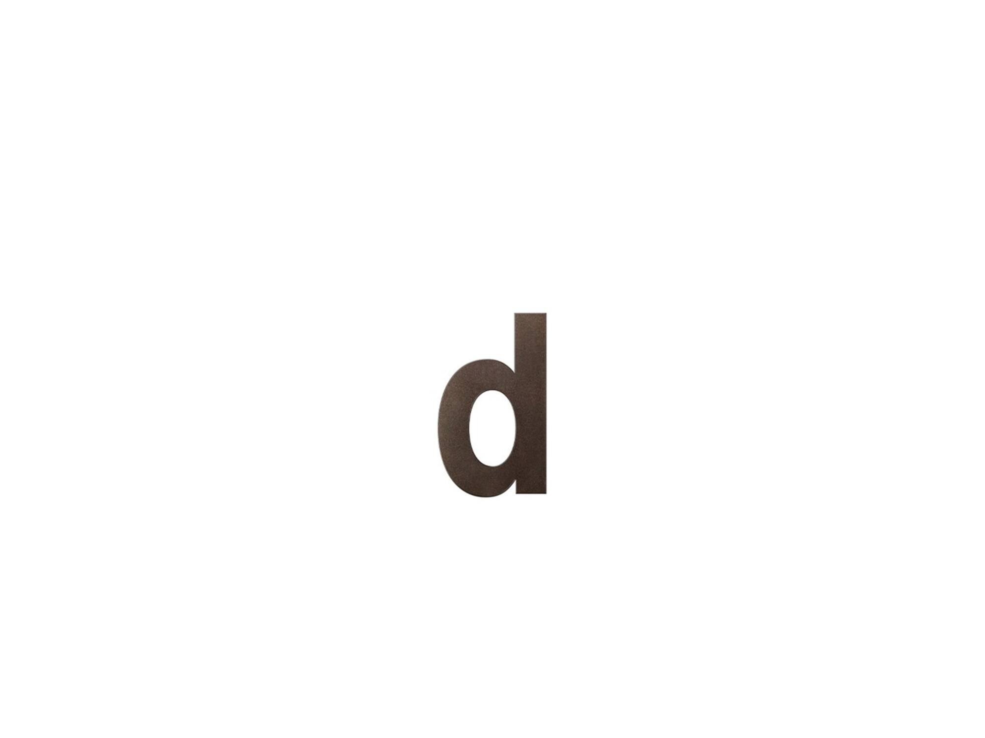 GPF Letter D/ 156 mm Dark blend