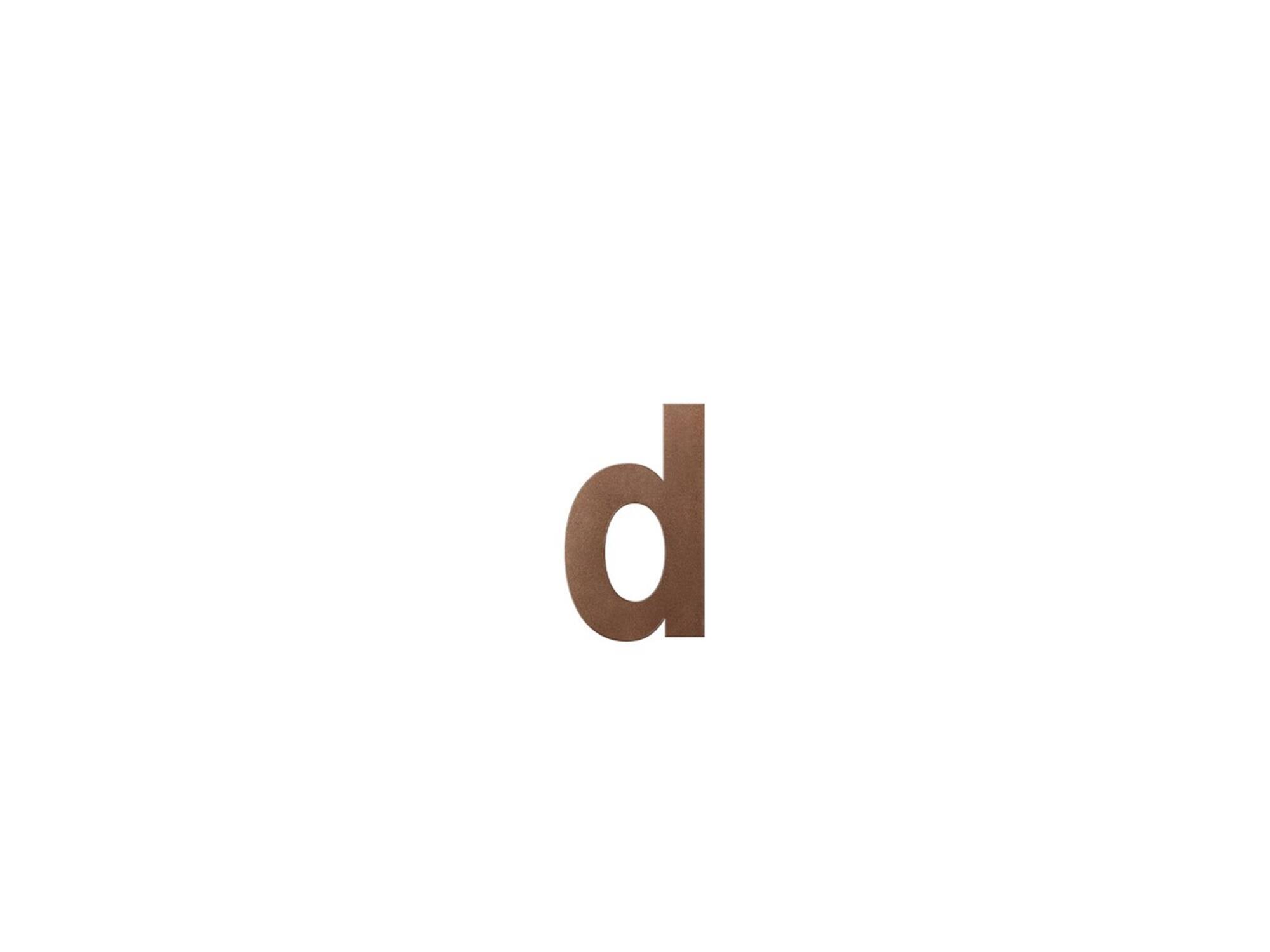 GPF Letter D/ 156 mm Bronze blend