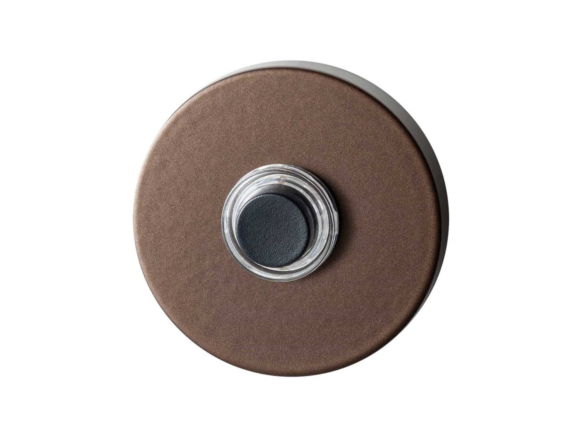 GPF Beldrukker rond met zwarte button BRONZE BLEND