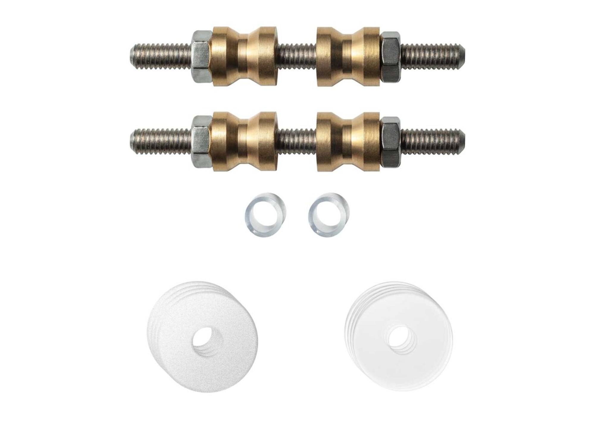 GPF Glasdeur set met vlakke witte rozet WIT