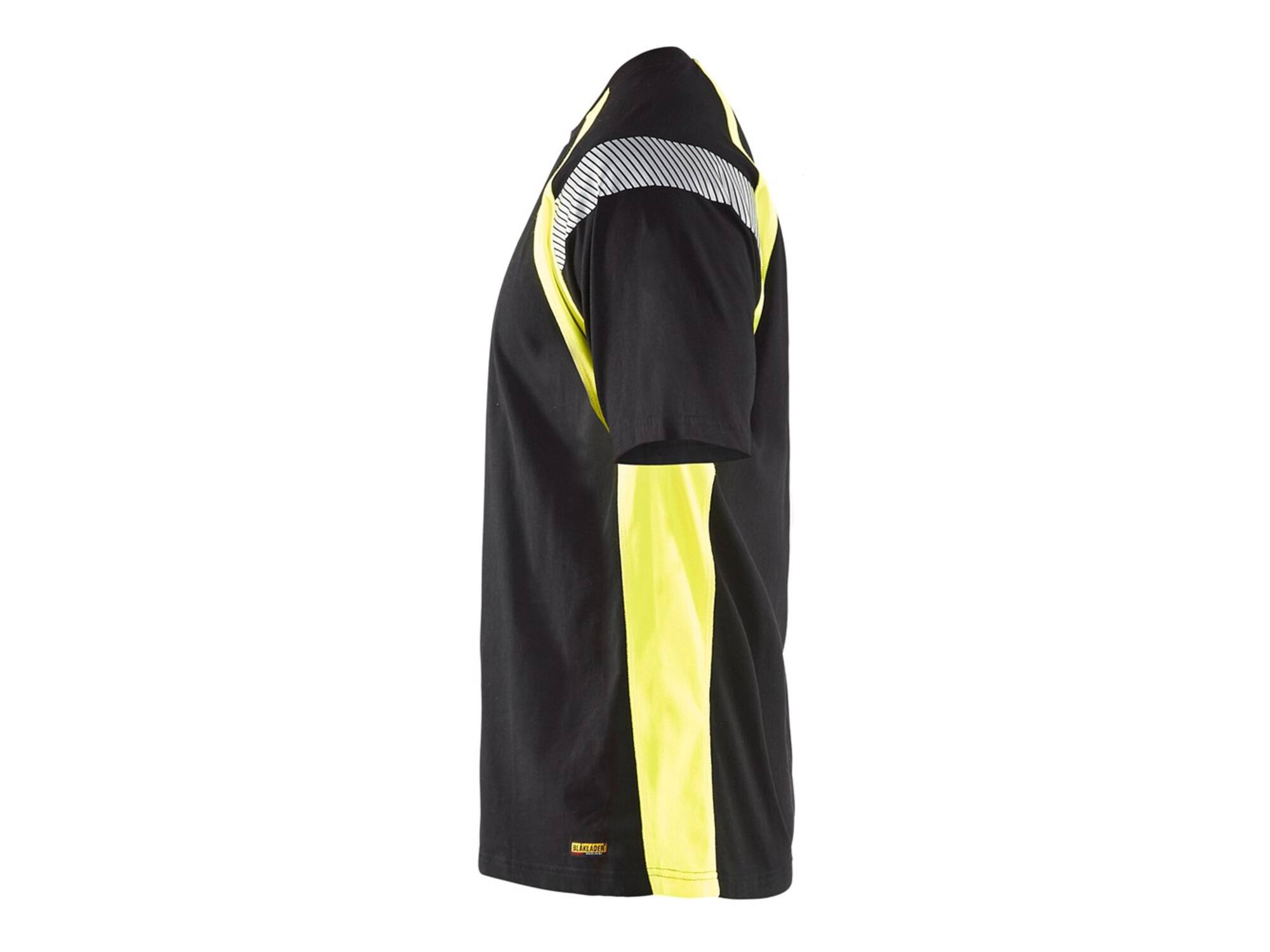 Blaklader T-Shirt High Visiblity 3332 ZWART/GEEL M