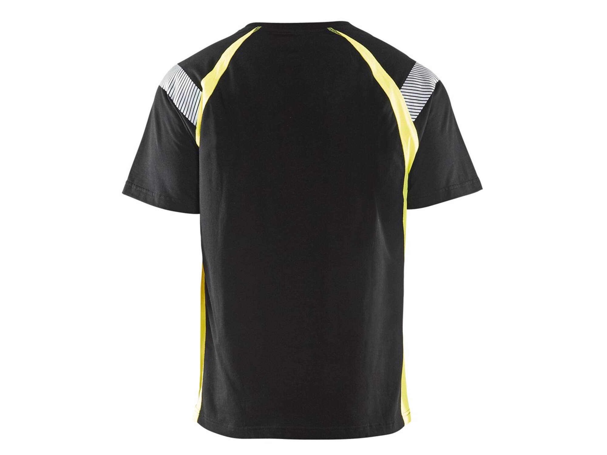 Blaklader T-Shirt High Visiblity 3332 ZWART/GEEL M