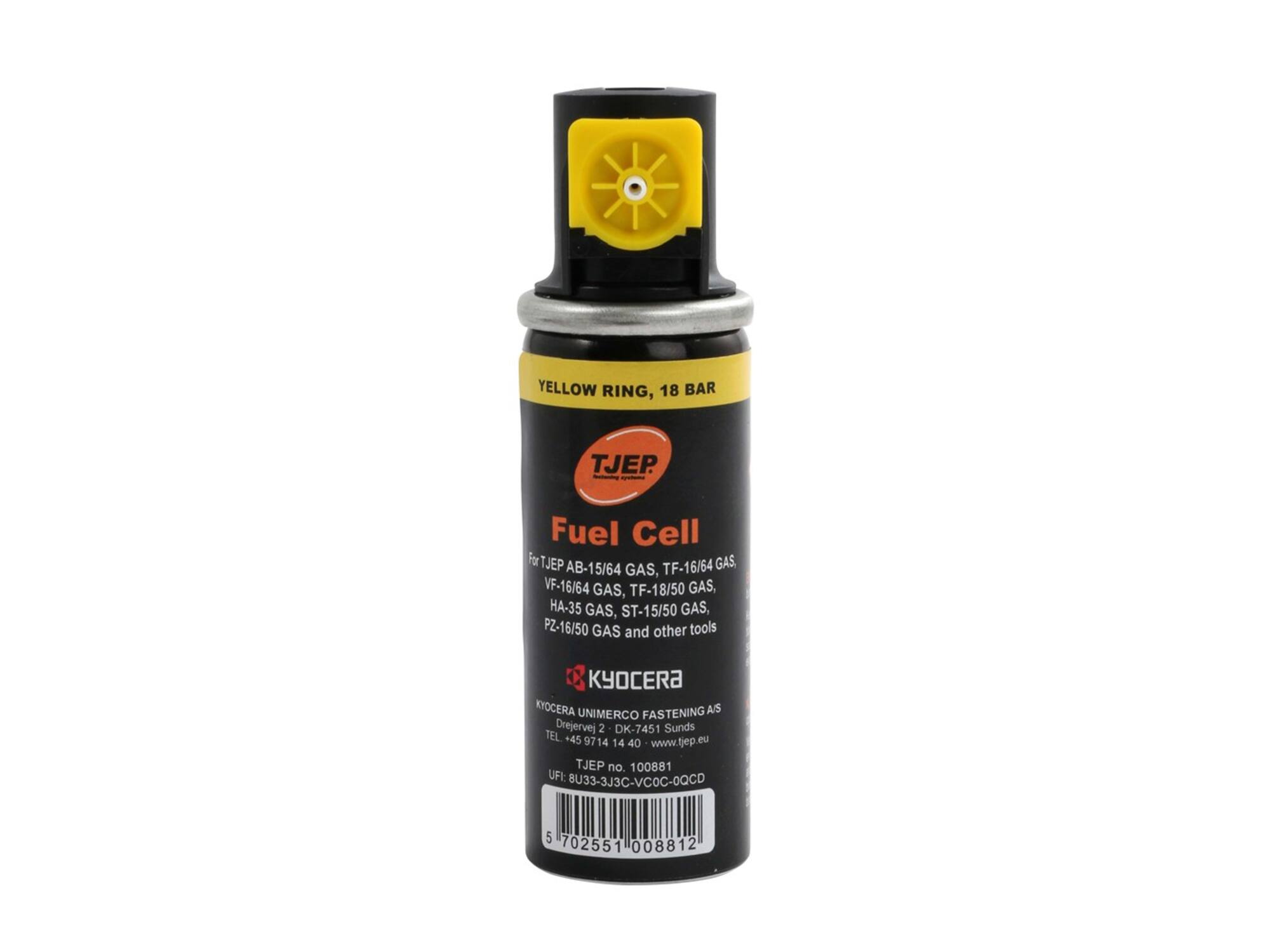 Tjep Gaspatroon geel 30ML
