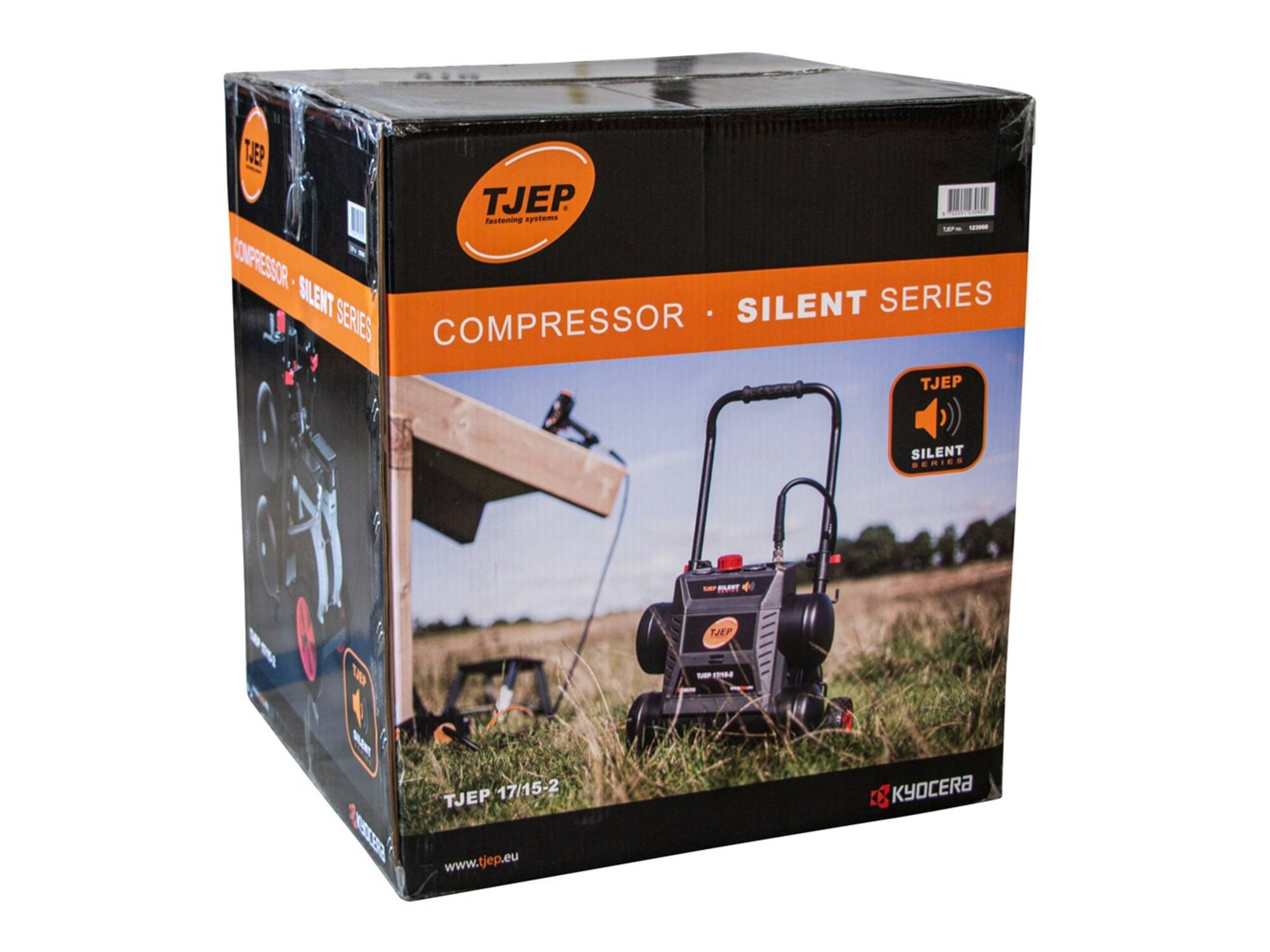 TJEP Compressor olievrij 17/15-2 SILENT 17LITER