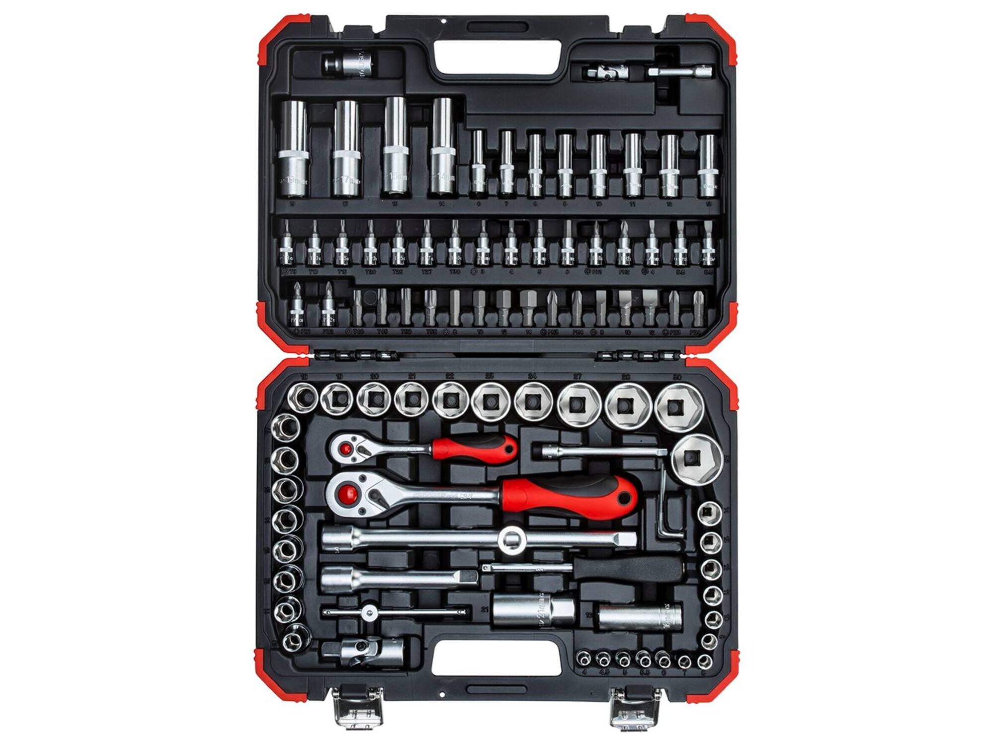 Gedorered Dopsleutelset 1/2"+1/4" R46003094 94-delig