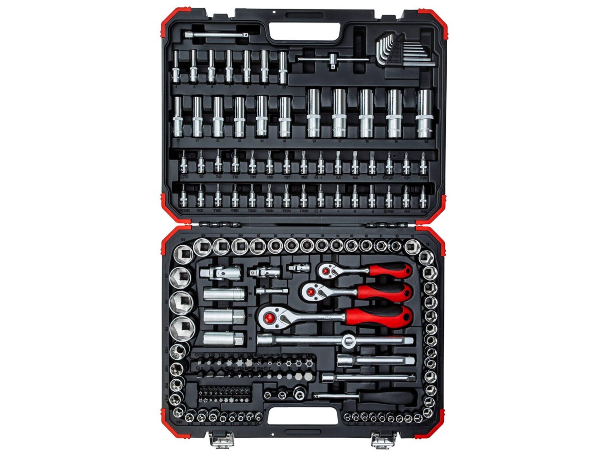 Gedore Red Dopsleutelset 1/2"-3/8"-1/4" R45603172 172-delig
