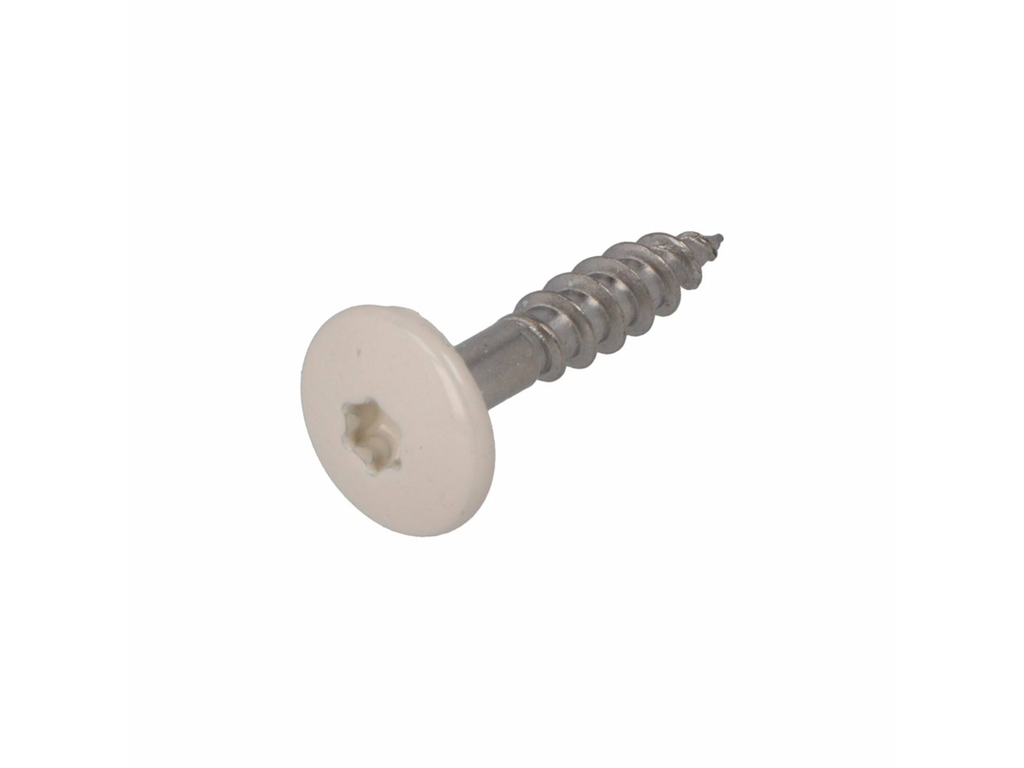 Dak&Gevel Kleurkopschroef RVS A2 Beige RAL1013 - 50ST. 4,8x25MM
