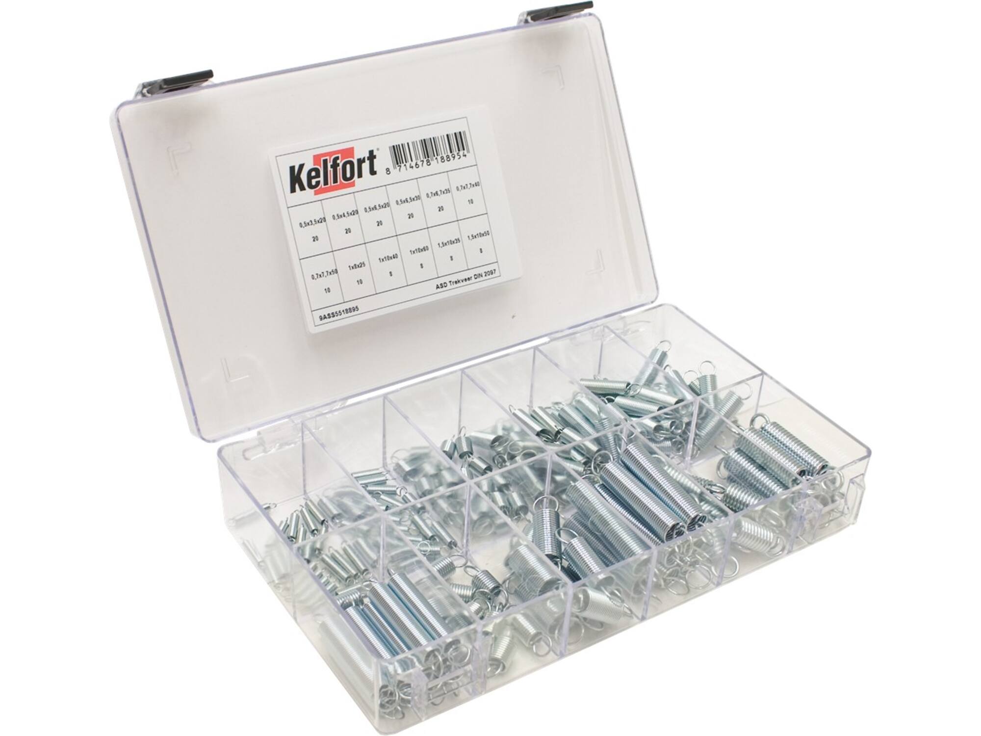 KELFORT Assortimensdoos trekveren NUMMER 30