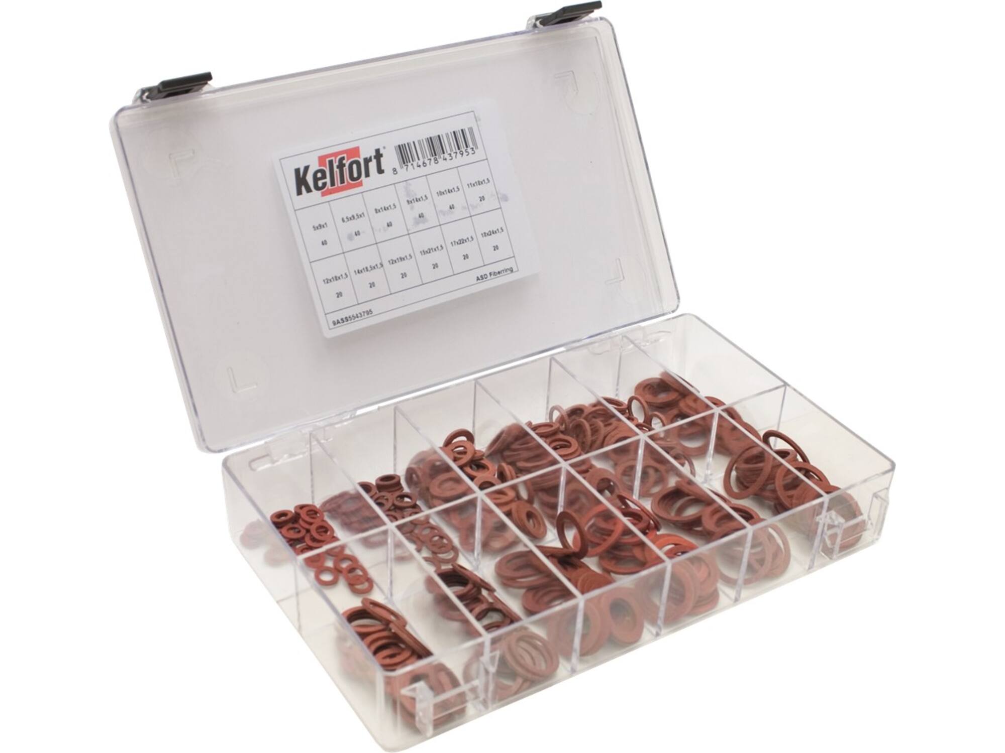KELFORT Fiberringen assortimentsdoos NUMMER 43