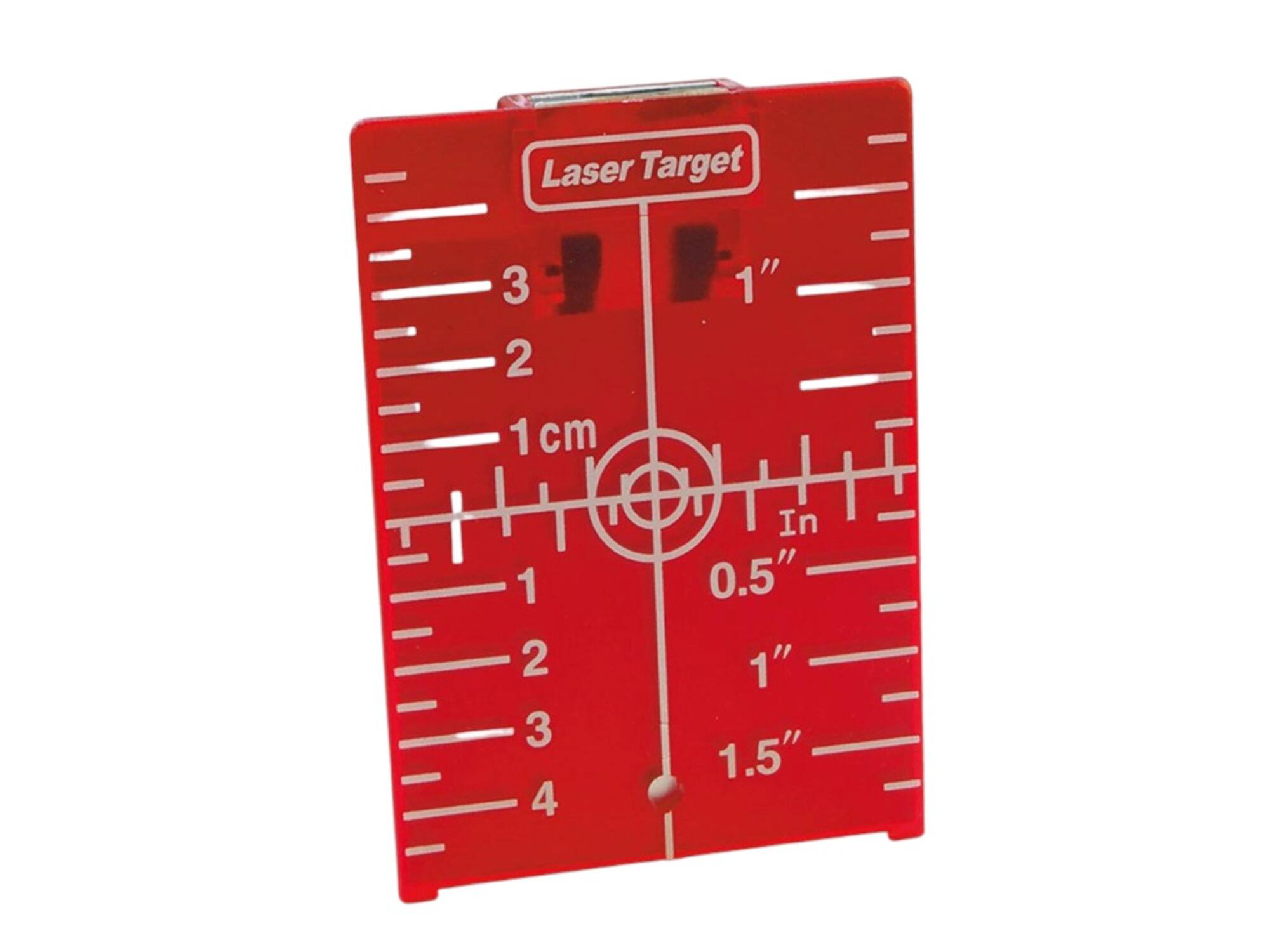 LEVELFIX Doelplaat met magneet Rood