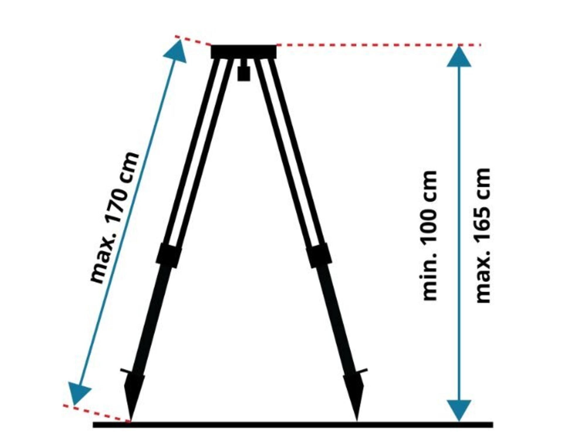LEVELFIX Statief aluminium universeel P180EM