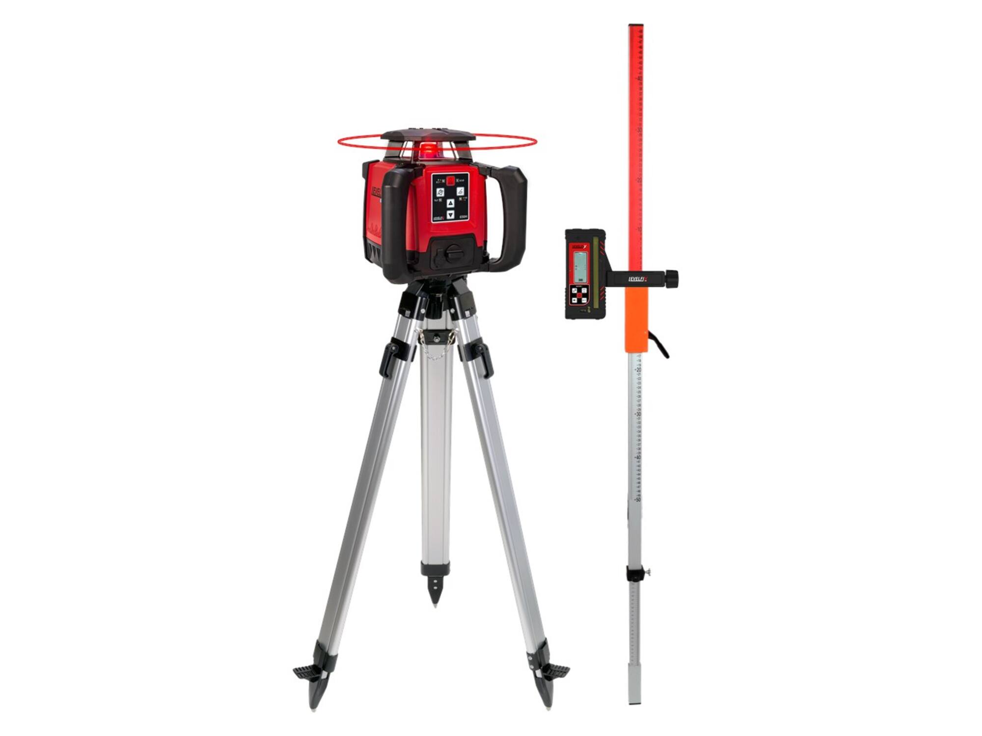 LEVELFIX Bouwlaser volautomatisch 650H MET STATIEF EN BAAK