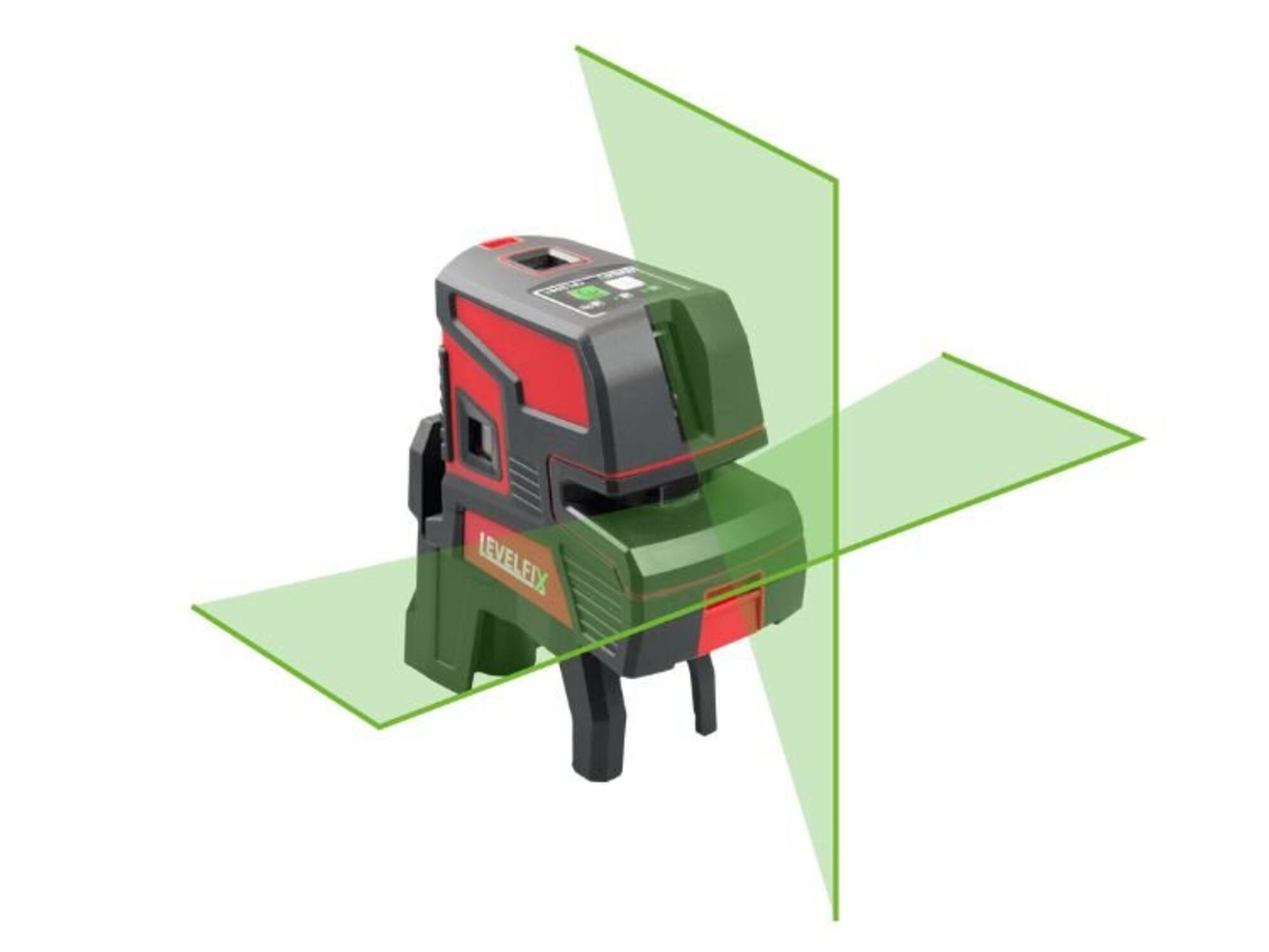 LEVELFIX Kruislijnlaser groen CL202G MET STATIEF