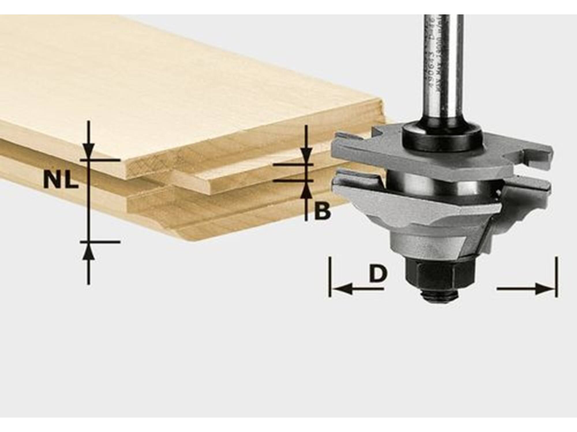 FESTOOL Contraprofielfrees HW S8 D46 X D12-FD