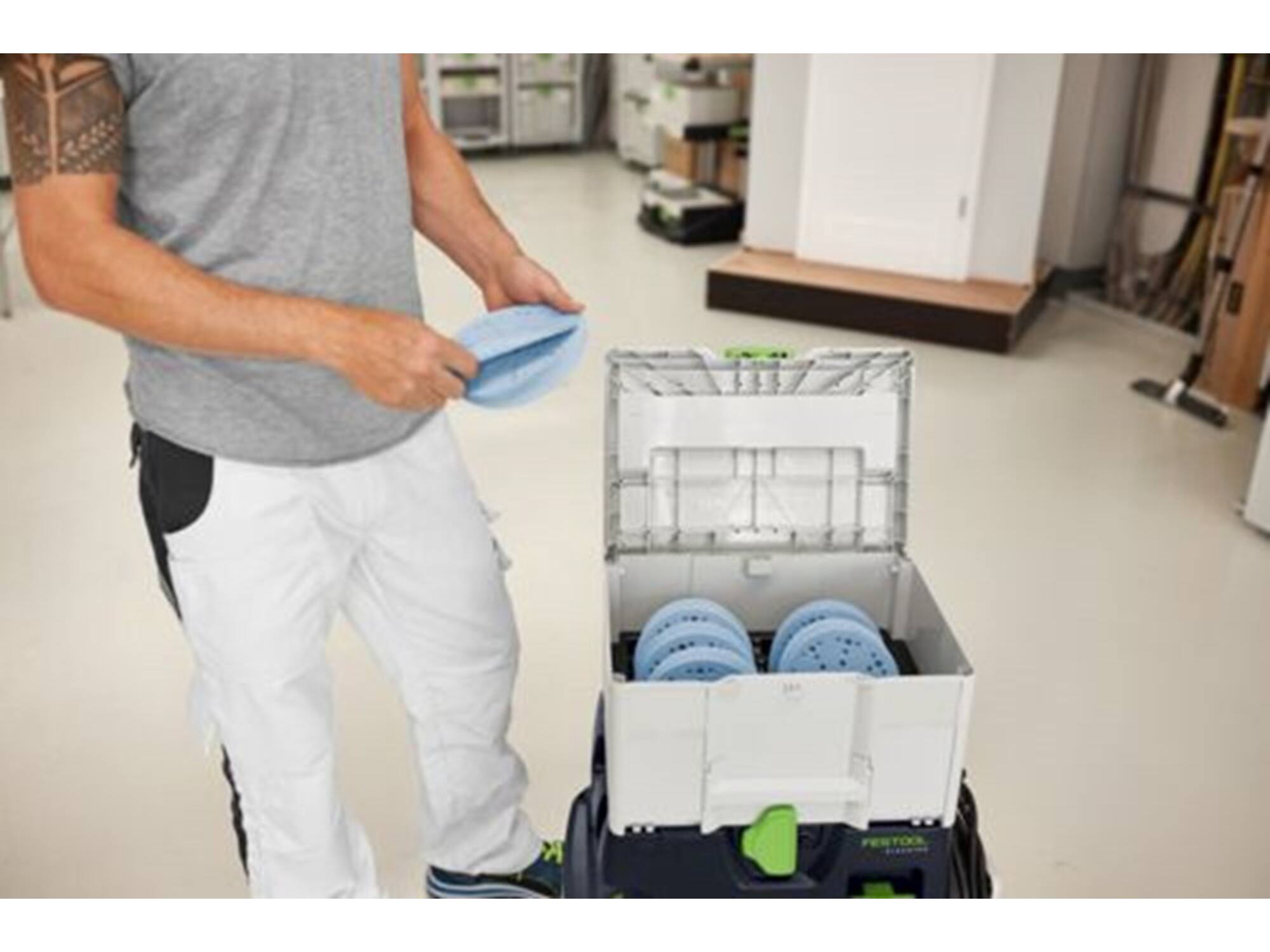Festool Systainer schuurbladen GRANAT SYS-STF D150 GR-SET