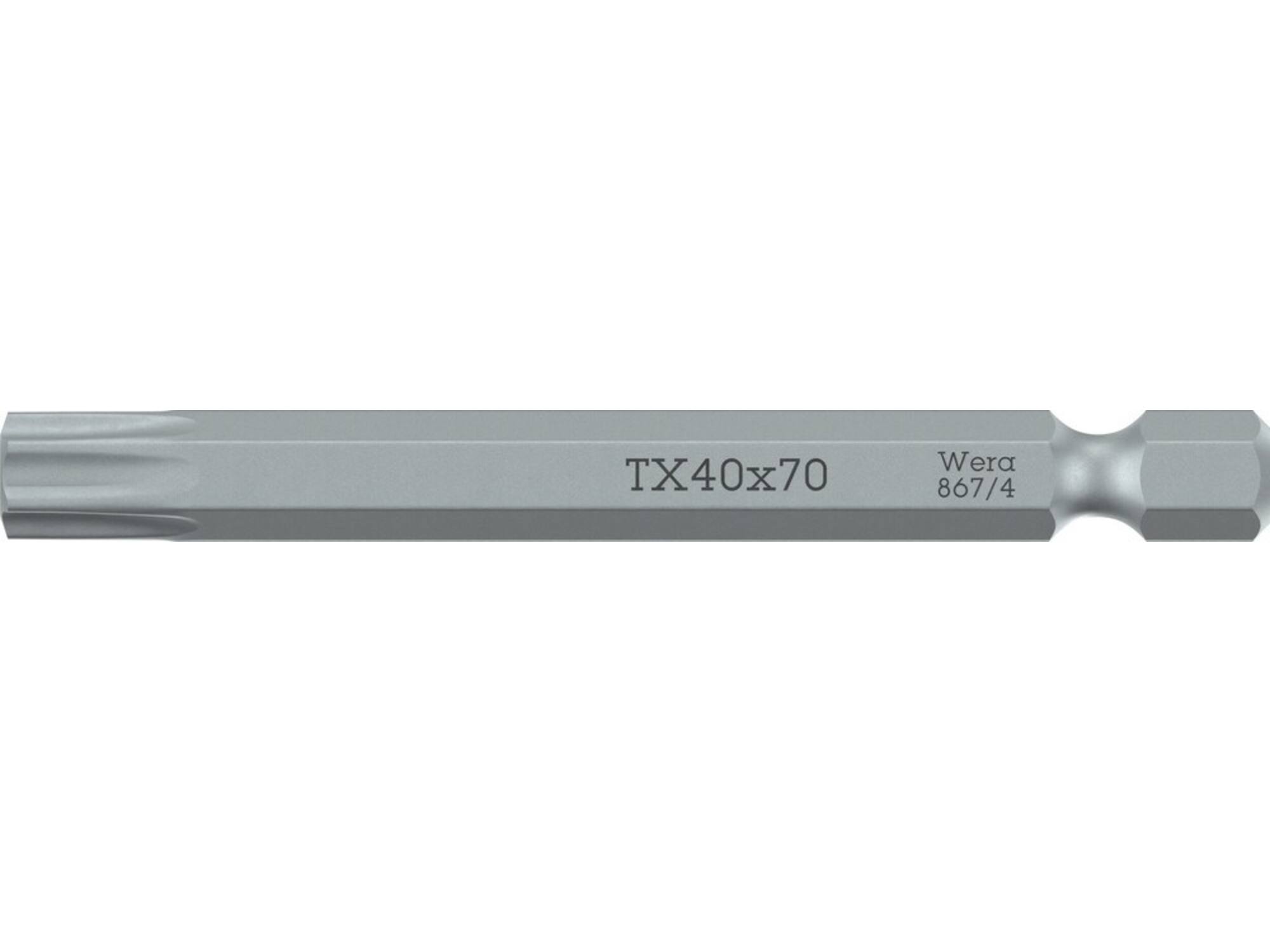 WERA Krachtbit Torx 867/4Z T10x70mm