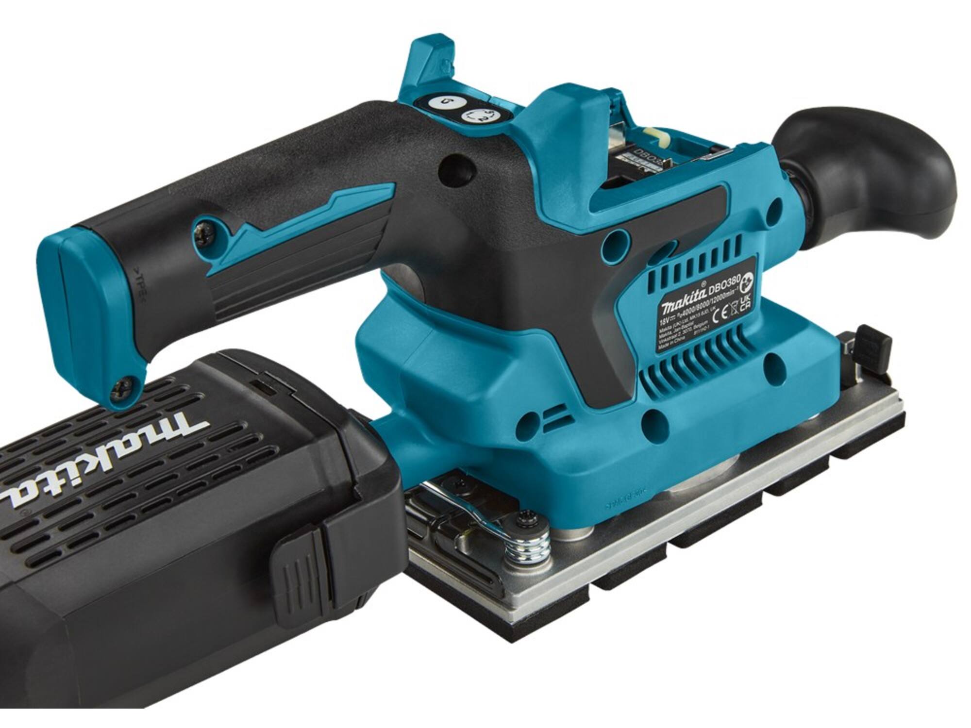 Makita Vlakschuurmachine in doos DBO380Z 18V