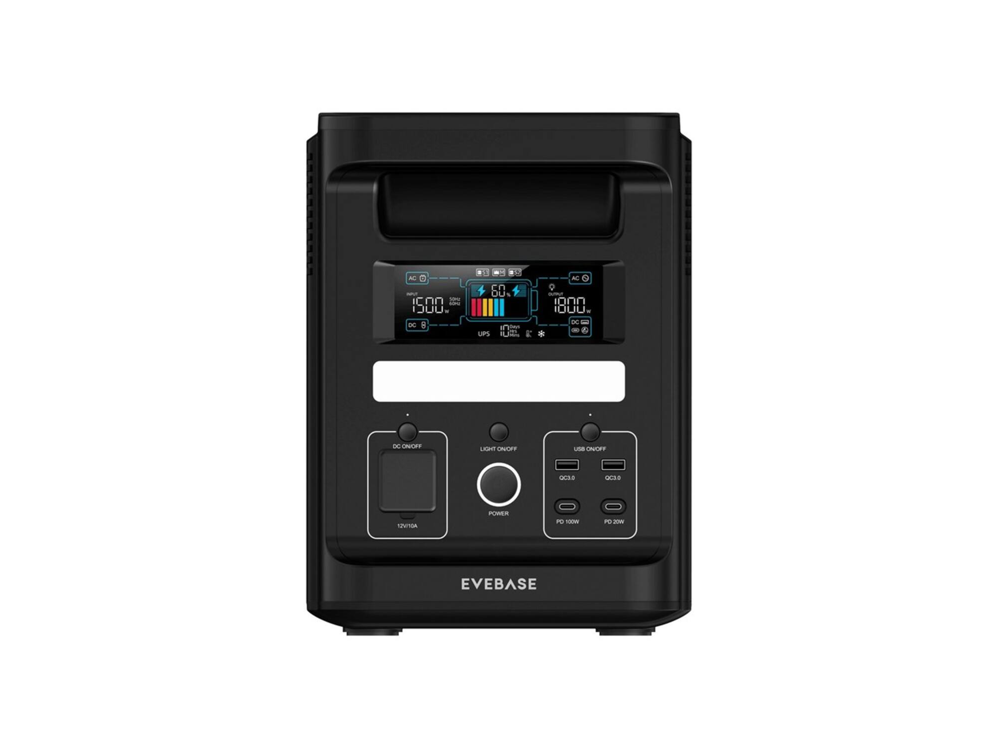 Evebase Portable power station MOVE 1800 1536WH