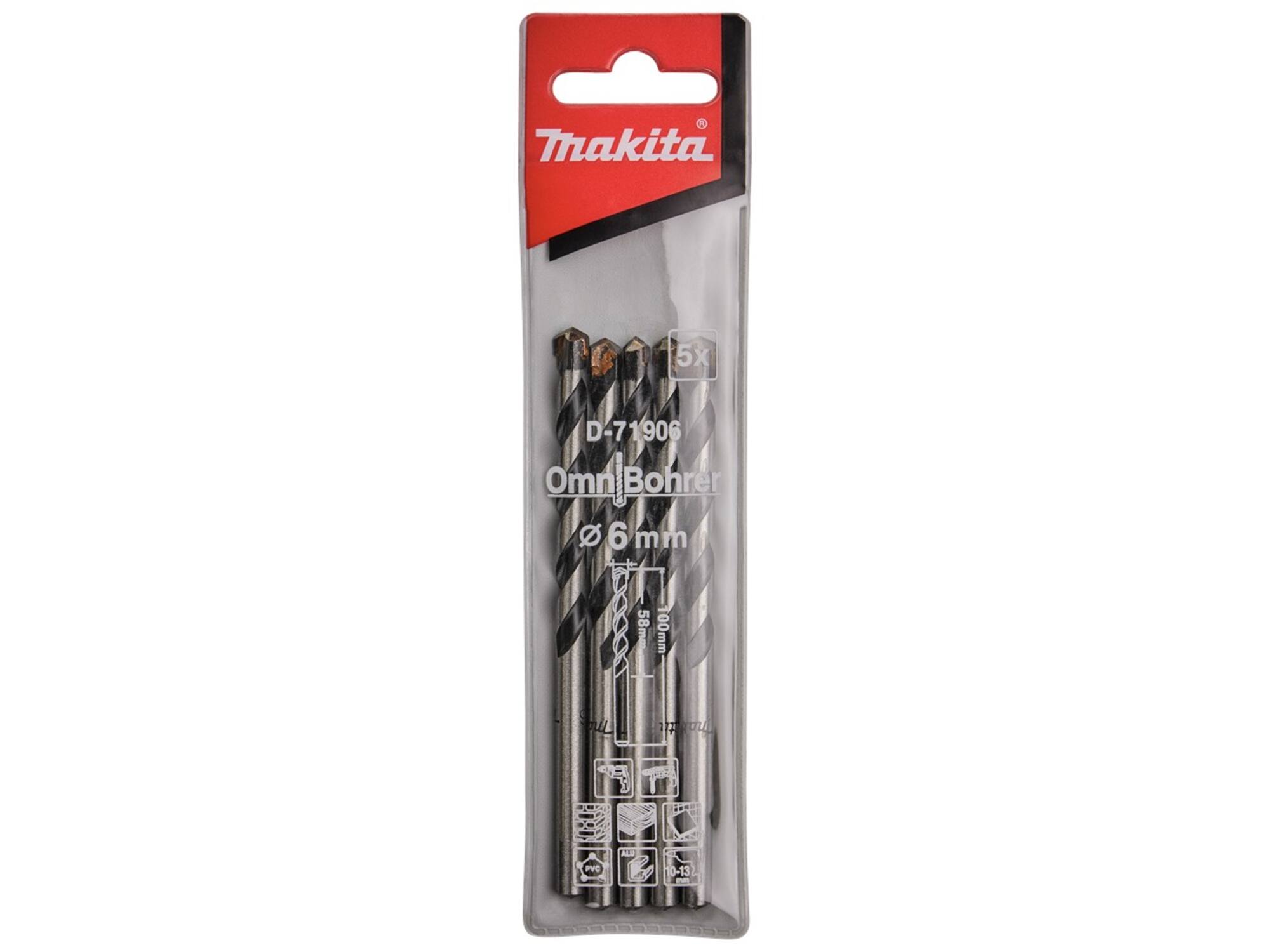 Makita multiboor 6X100MM 5 stuks