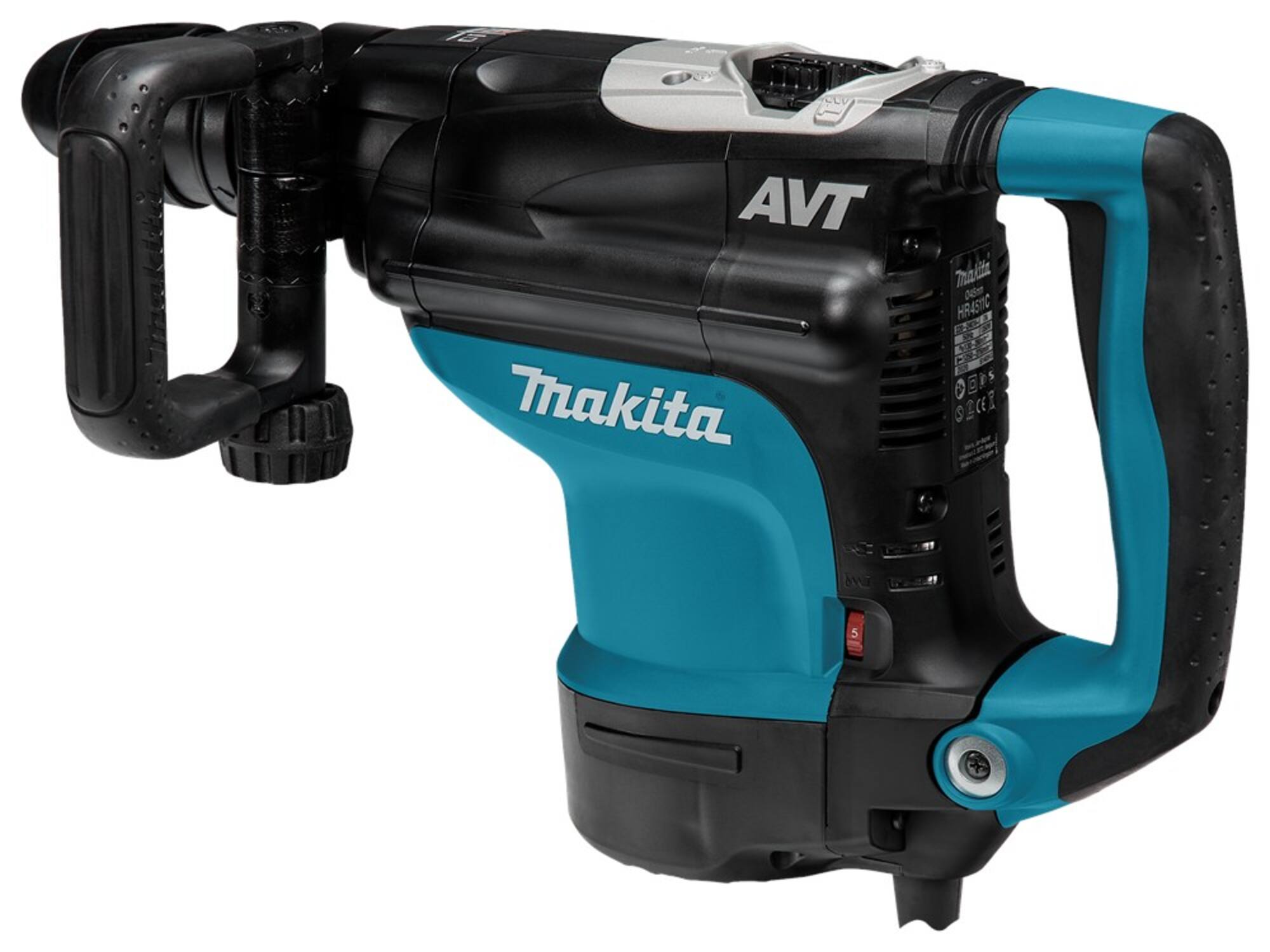 MAKITA Combihamer met stofafzuiging in koffer HR4511CV 230V/1350W