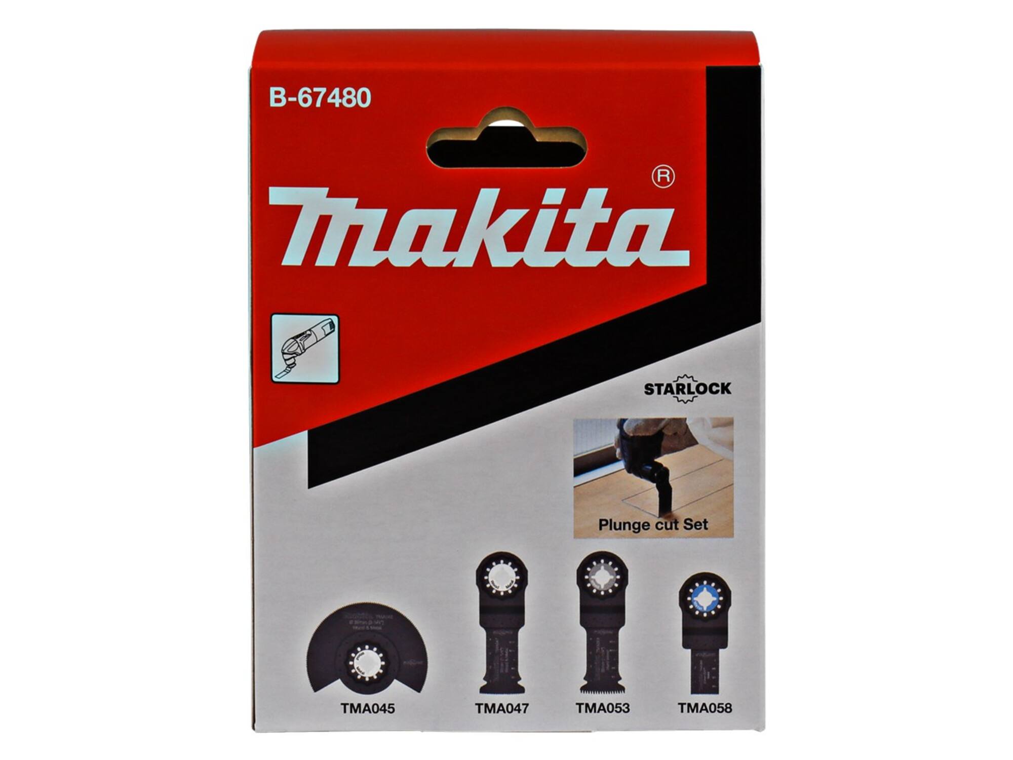 Makita Invalzaagbladenset 4-delig