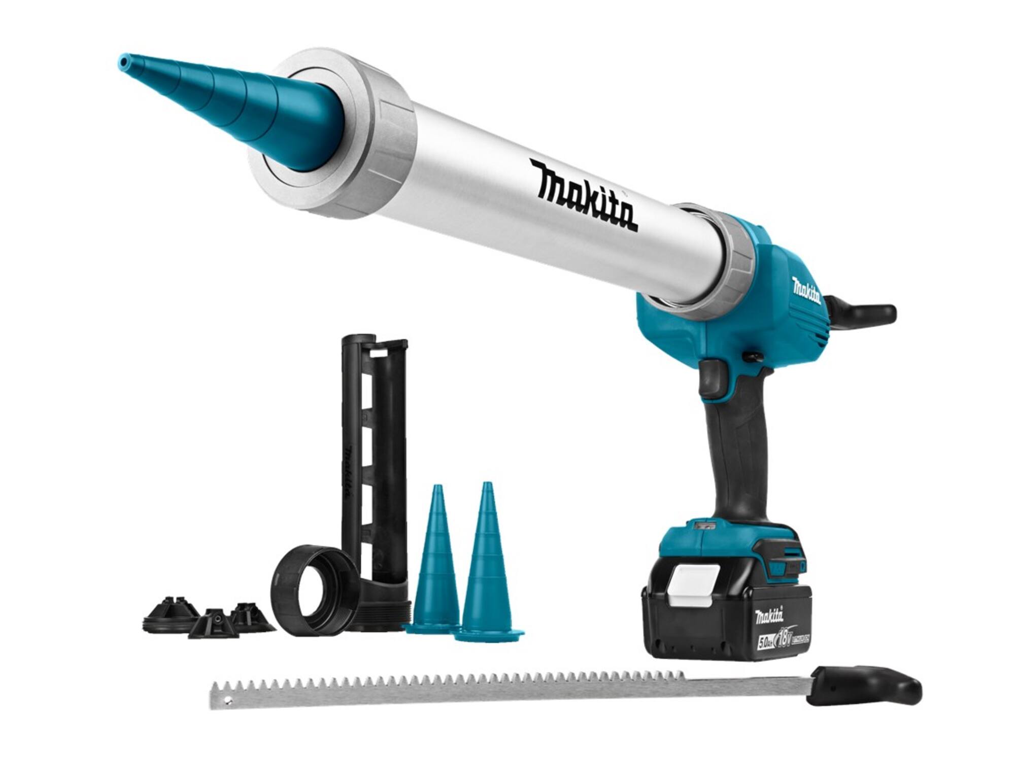 MAKITA Lijm- en kitspuit in koffer DCG180RTX 18V/5.0AH
