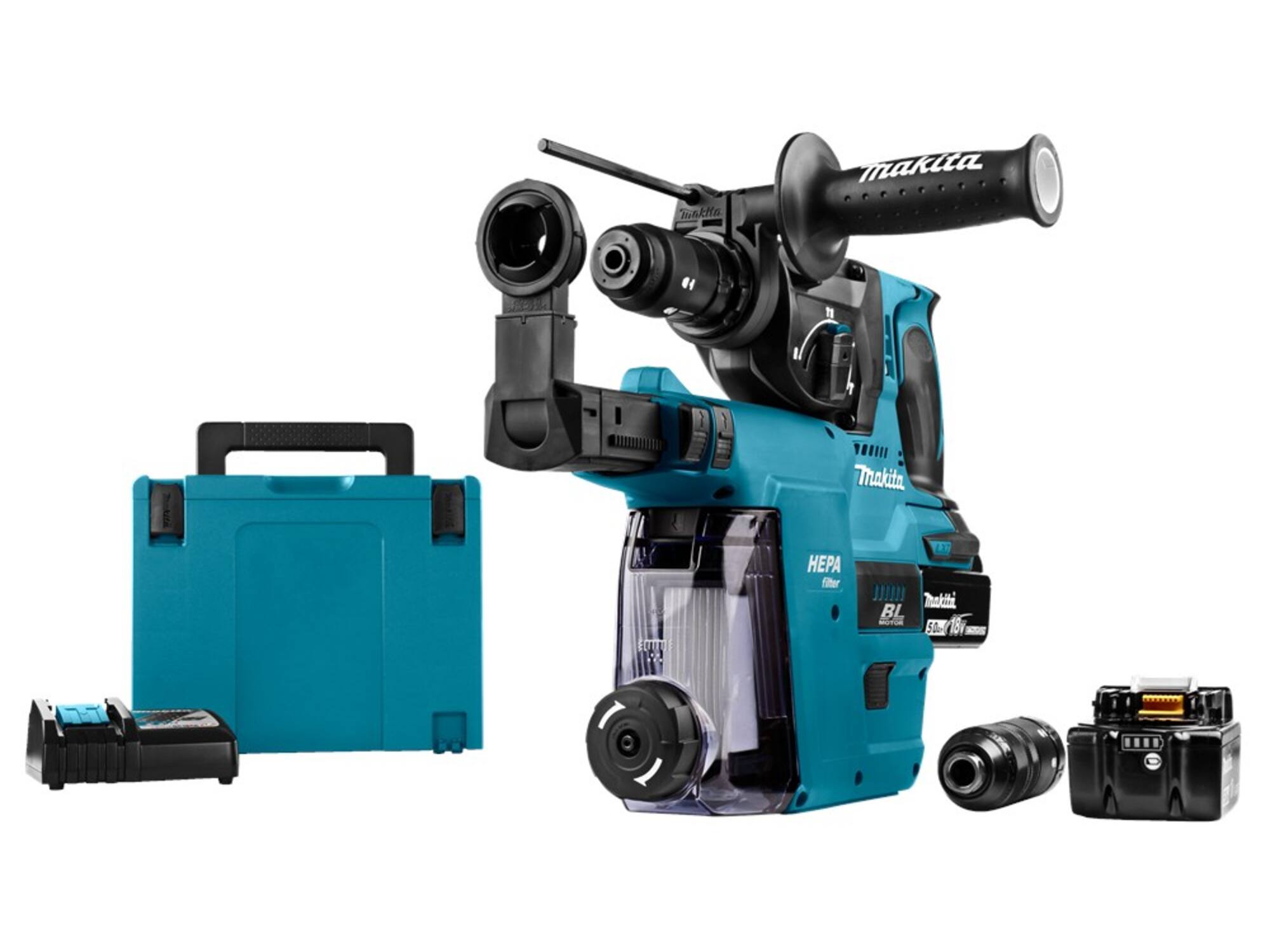 MAKITA Combihamermachine in Mbox DHR243RTJW 18V/5.0AH