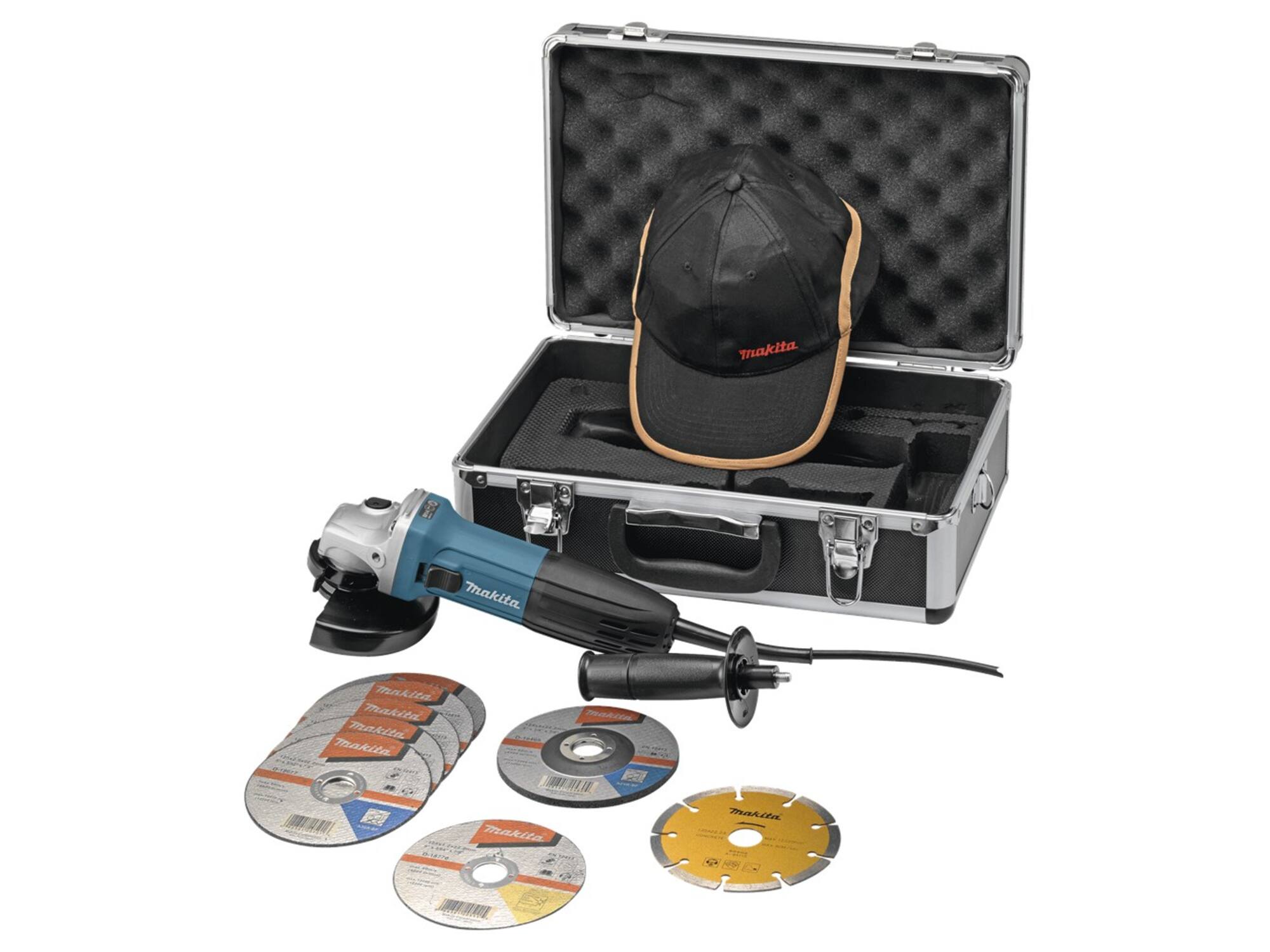 MAKITA Haakse slijpmachine 125MM in koffer GA5030RSP2 230V/720W