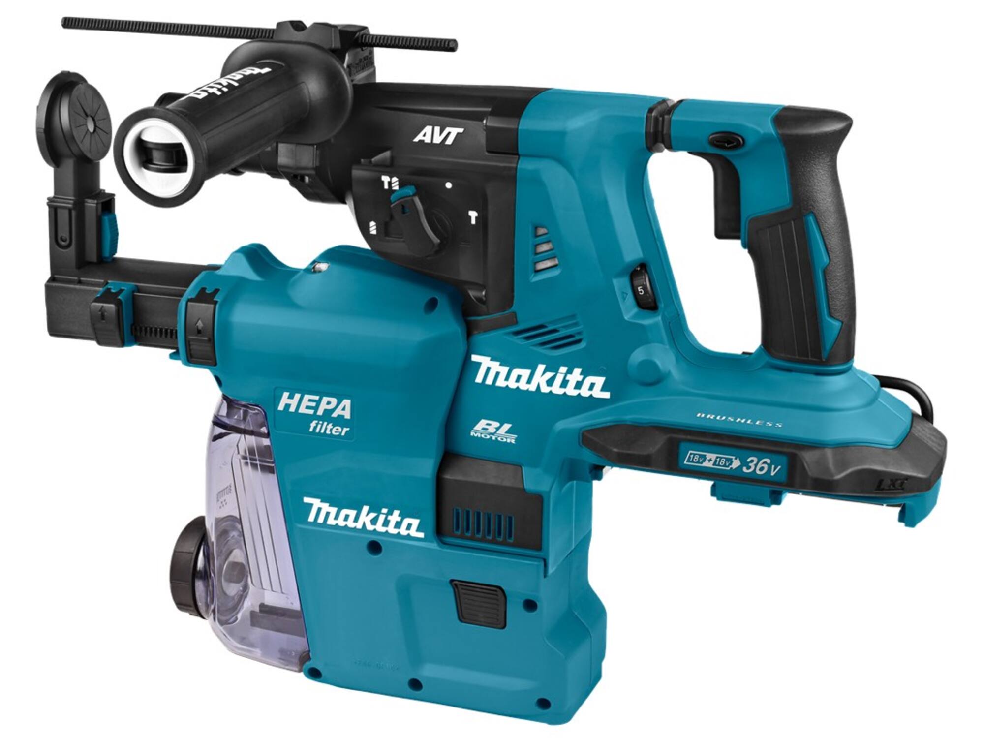MAKITA Combihamermachine body in Mbox DHR281ZWJ 2x18V