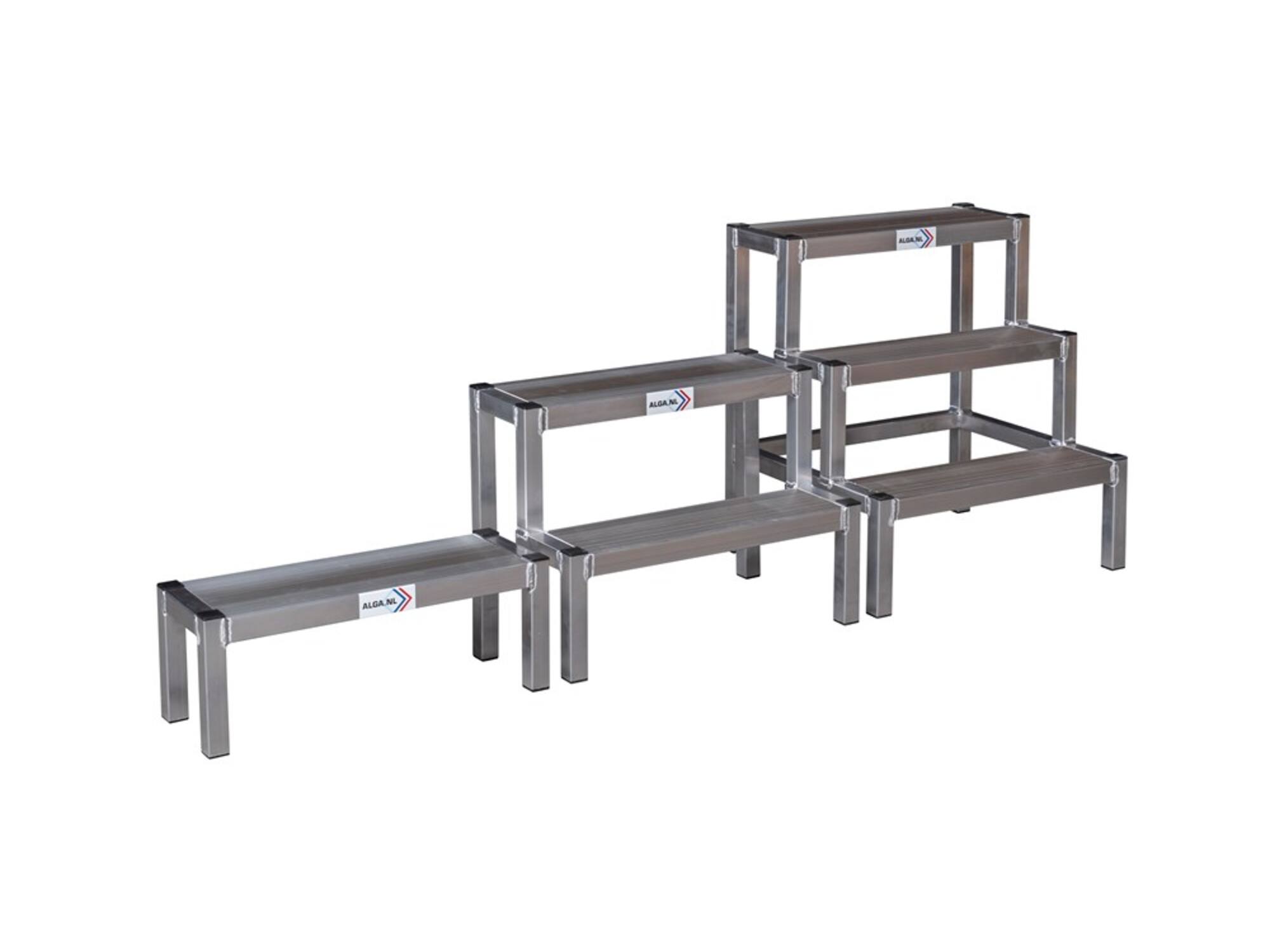 Alga aluminium montagetrap 2 treden