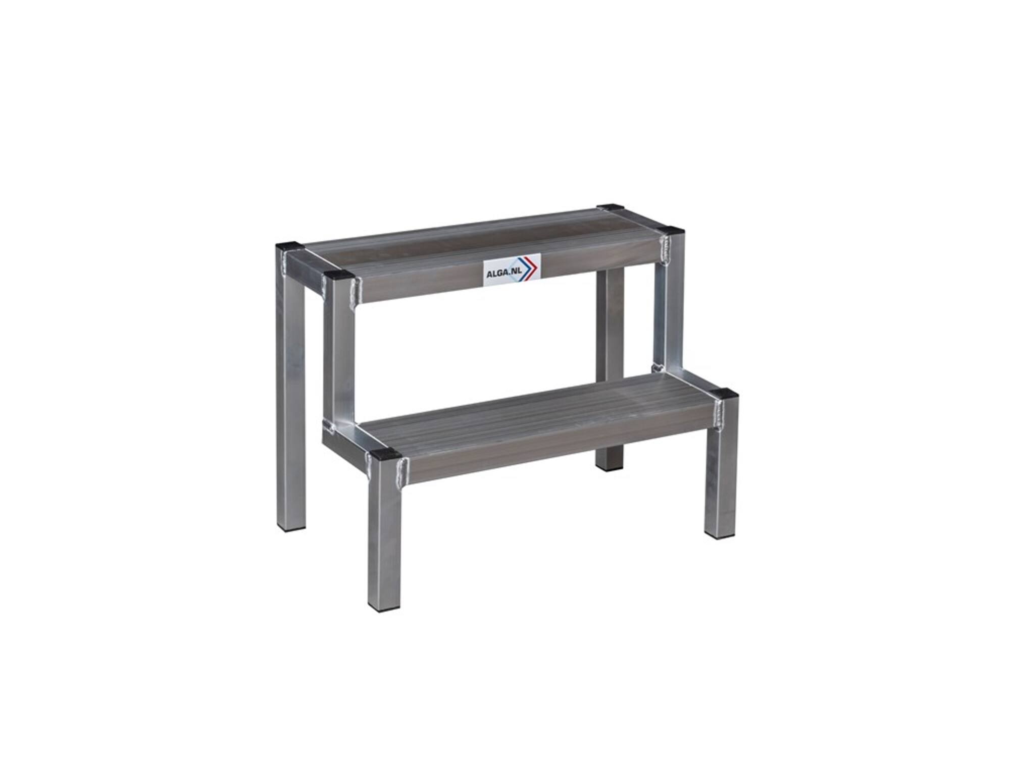 Alga aluminium montagetrap 2 treden