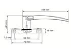 DX Raamboom wit rbm l 1200 we LINKS