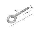 GB Schommelhaak houtdraad 140 MM