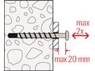 Fischer Betonschroef bolkop FBS II 6X40MM/T30 100st