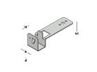 GB Randbekistingsanker as verzinkt 19 MM