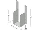 GB Raveeldrager met strip verzinkt 63X150