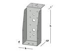 GB Balkdrager lange lip verzinkt 71X171