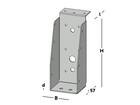 GB Balkdrager korte lip verzinkt 59X156