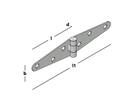 GB Staartheng verzinkt 75 MM