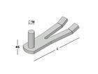 GB Klauwduim halfsteens verzinkt 16 MM