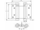 DX Bommerscharnier zilvergrijs dvd 125/33 se 125 MM 2st