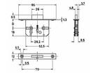 Junie Meubelslot insteek 40 MM