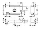 Yale Cilinderoplegslot met vaste cilinder 635-50 LS 50 mm
