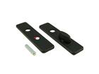 Oxloc Klikschild wc recht zwart 185X44 mm/W