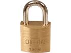 Oxloc Hangslot messing 20 MM