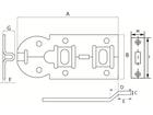 DX Rolschuif met bocht zrb 100bv 100 MM