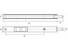 DX Kantschuif RVS ksb-25015rss 250X15 MM