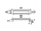 Briefplaat aluminium F1